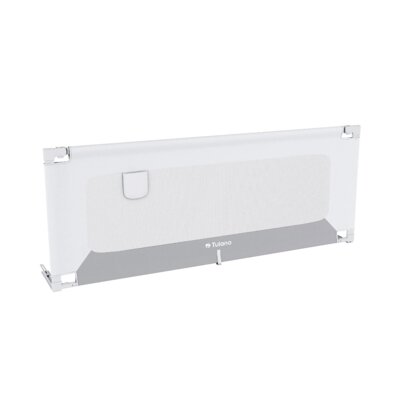 Barierka ochronna do łóżka TULANO Cover 48 Biało-szary