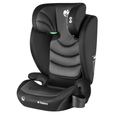 Fotelik samochodowy TULANO Joy 20 I-Size 100-150 cm (15-36 kg) Czarno-szary