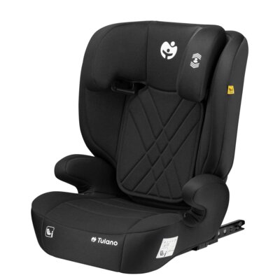 Fotelik samochodowy TULANO Joy 45 I-Size 100-150 cm (15-36 kg) Czarny
