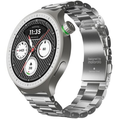 Smartwatch MOTOROLA Moto Watch Srebrny