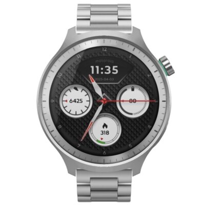 Smartwatch MOTOROLA Moto Watch Srebrny
