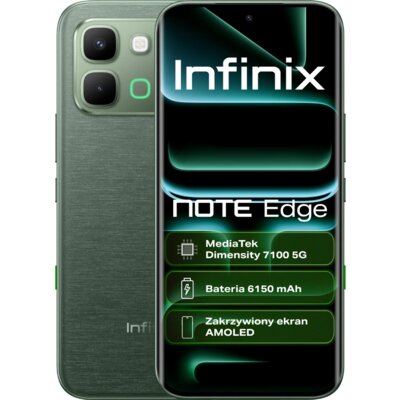 Smartfon INFINIX Note Edge 5G 8/256GB 6.78" 120Hz Zielony