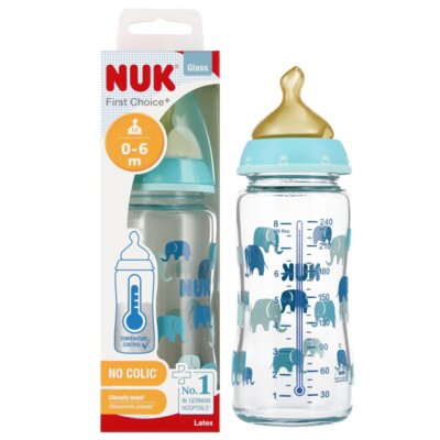 Butelka NUK First Choice Plus 240 ml Turkusowy