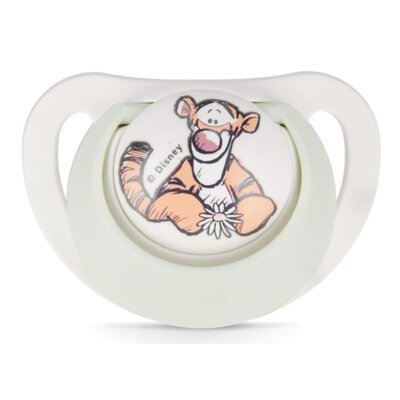 Smoczek NUK Star Tygrysek 10730905 0-6 m Jasnozielony