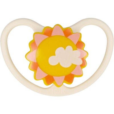 Smoczek NUK Space Słońce 10739511 18-36 m Żółty