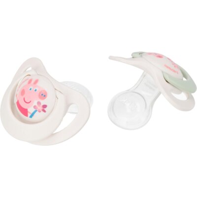 Smoczek NUK Star Świnka Peppa 18-36 m Wielokolorowy (2 sztuki)