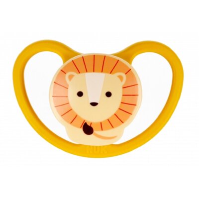 Smoczek NUK Space Lew 10736385 6-18 m Żółty