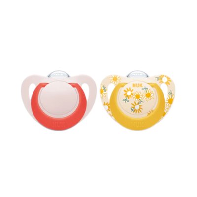 Smoczek NUK Star 10736726 6-18 m (2 sztuki)