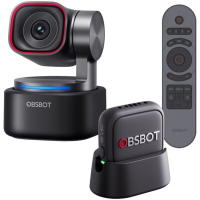 Kamera internetowa OBSBOT Tiny 3 USB-C - 4K z pilotem i mikrofonem