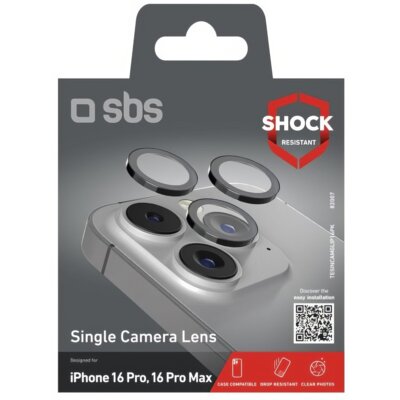 Szkło hartowane na obiektyw SBS Single Camera Lens do Apple iPhone 16 Pro/16 Pro Max