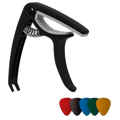 Kapodaster MUSICMATE MM-A5 Tuneclip Czarny