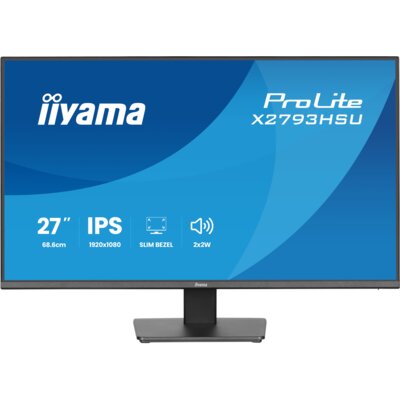 Monitor IIYAMA ProLite X2793HSU-B1 27" 1920x1080px IPS 120Hz 1 ms [MPRT]