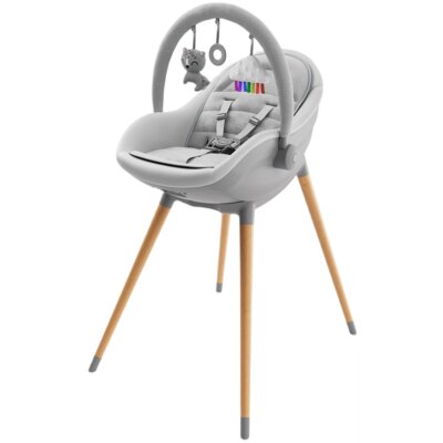 Krzesełko do karmienia KINDERKRAFT Fini Up 2w1 Szary
