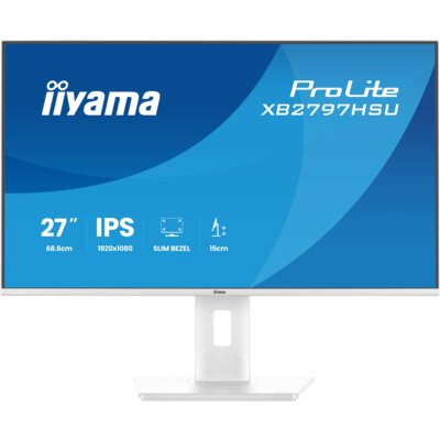 Monitor IIYAMA ProLite XB2797HSU-W1 27" 1920x1080px IPS 120Hz 1 ms [MPRT]