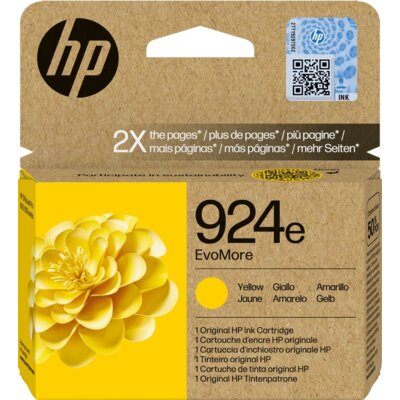 Tusz HP 924e EvoMore Żółty 9 ml 4K0U9NE