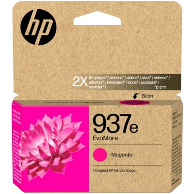 Tusz HP 937e EvoMore Purpurowy 20 ml 4S6W7NE#LS1