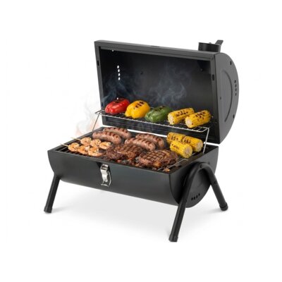 Grill ogrodowy węglowy LUND 99929 Zamykany, przenośny, 2 ruszty