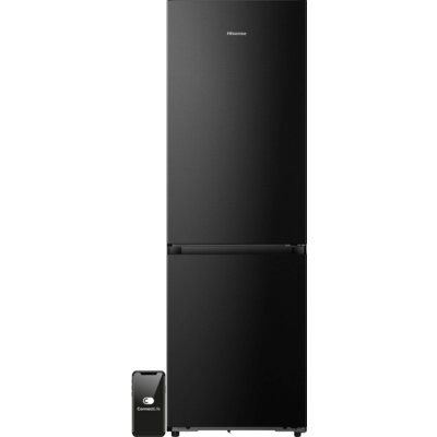 Lodówka HISENSE RB5K330GSFC 330l ExtraSpace 35dB No frost 185cm do obudowy Ciemne wnętrze WiFi Powłoka antybakteryjna
