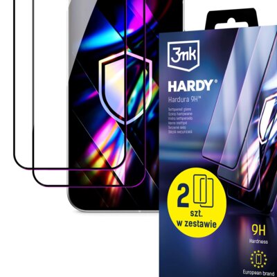 Szkło hartowane 3MK Hardy Hardura 9H do Honor Magic8 Lite (2 szt)