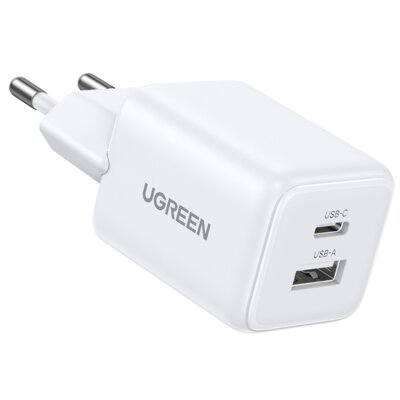 Ładowarka sieciowa UGREEN X514 20W GaN Biały ładowarka do telefonu USB, USB-C