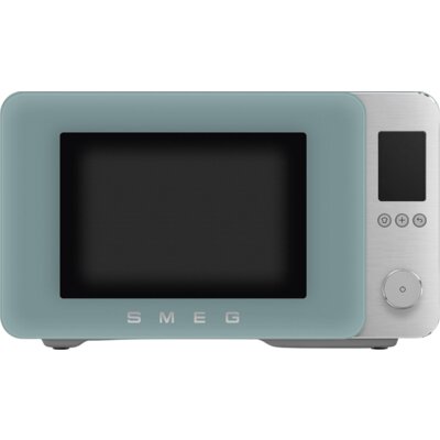 Kuchenka mikrofalowa SMEG Collezione MOC02EGMEU 2100W średnica 28 cm pojemność 27L Technologia Inverter Auto Defrost Quick Start Szmaragdowy
