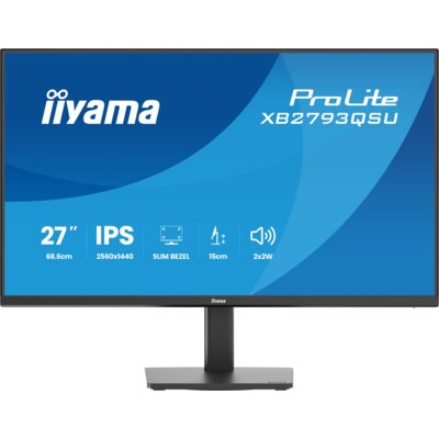 Monitor IIYAMA ProLite XB2793QSU-B1 27" 2560×1440px IPS 1 ms [MPRT]