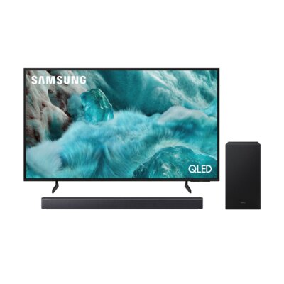Telewizor SAMSUNG QE43Q7F4A 43" QLED 4K Tizen TV HDMI 2.1 + Soundbar SAMSUNG HW-B450F Czarny
