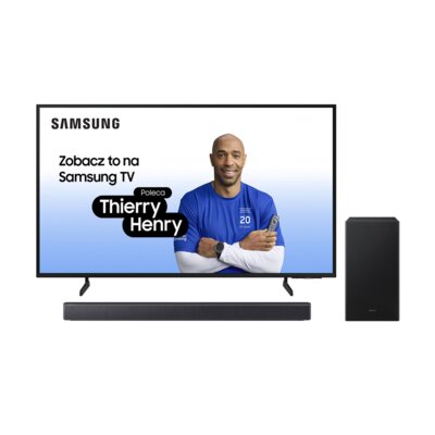 Telewizor SAMSUNG QE43Q7F4A 43" QLED 4K Tizen TV HDMI 2.1 + Soundbar SAMSUNG HW-B450F Czarny