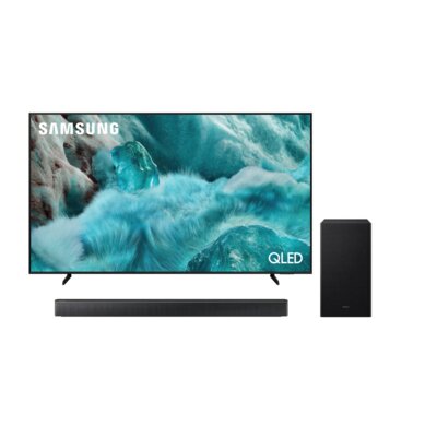 Telewizor SAMSUNG QE55Q7F4A 55" QLED 4K Tizen TV HDMI 2.1 + Soundbar SAMSUNG HW-B650F EN Czarny