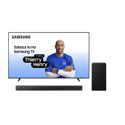 Telewizor SAMSUNG QE55Q7F4A 55" QLED 4K Tizen TV HDMI 2.1 + Soundbar SAMSUNG HW-B650F EN Czarny