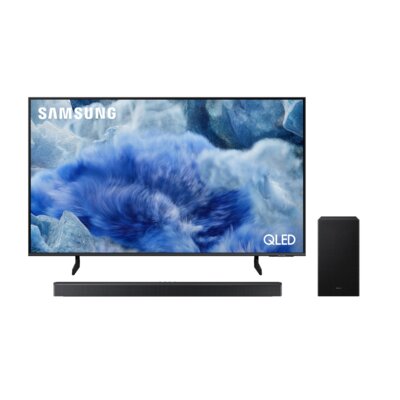 Telewizor SAMSUNG QE65Q8FA 65" QLED 4K Tizen TV HDMI 2.1 + Soundbar SAMSUNG HW-B750F EN Czarny 5.1-kanałowy, Bezprzewodowy Subwoofer, HDMI ARC, Dolby Digital 5.1, DTS Virtual:X, BT