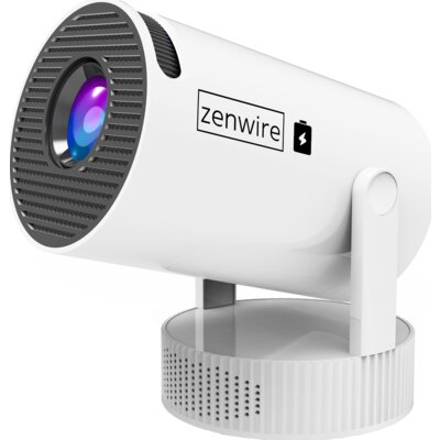 Projektor ZENWIRE K400 HD (1024 x 600), 260 ANSI lumen, WiFi, Bluetooth, Wbudowana bateria