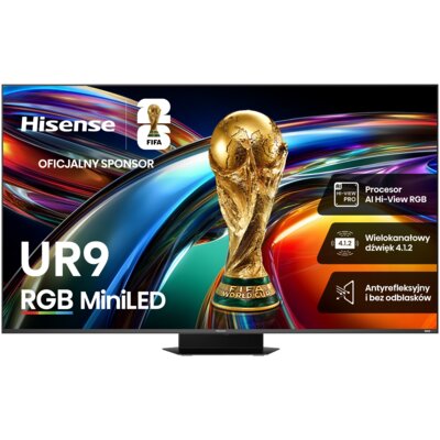 Telewizor HISENSE 75UR9S 75" RGB 4K 180Hz VRR VIDAA Dolby Atmos Dolby Vision HDMI 2.1