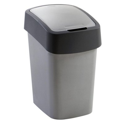 Kosz na śmieci CURVER 186133 Flip Bin 9L Szary