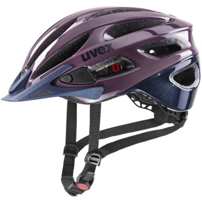 Kask rowerowy UVEX True Fioletowy MTB (rozmiar 52-55)