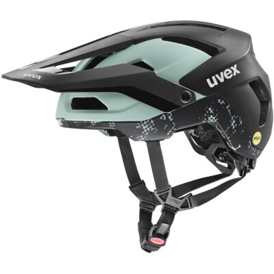 Kask rowerowy UVEX Renegade Czarno-zielony MTB (rozmiar 54-58) MIPS