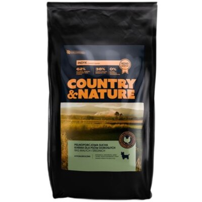 Karma dla psa COUNTRY & NATURE Indyk z warzywami 9 kg