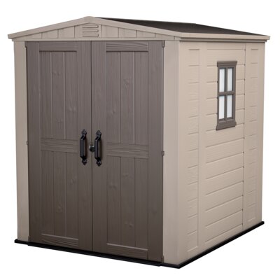 Domek narzędziowy KETER Factor 230452 6x6 Beżowo-szary 178 x 195.5 x 208 cm
