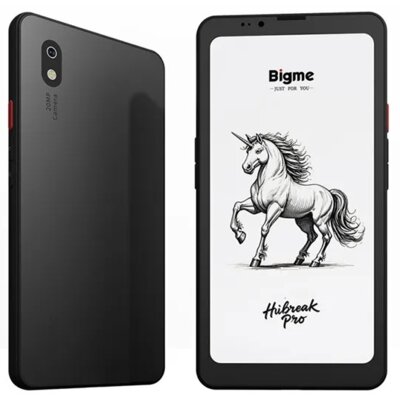 Czytnik e-booków BIGME HiBreak Pro 2w1 6.13", Podświetlany ekran, Wi-Fi Czarny
