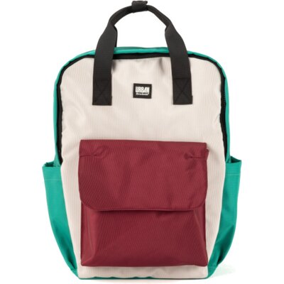 Plecak na laptopa URBANITE Rio Turkusowo-czerwony