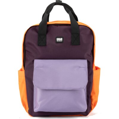 Plecak na laptopa URBANITE Rio Pomarańczowo-fioletowy
