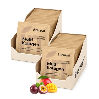 Kolagen INTENSON Multi Mango-marakuja (40 x 11 g)