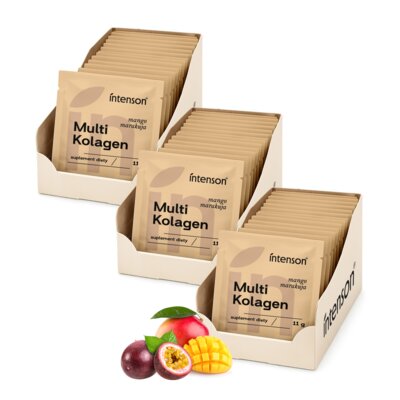 Kolagen INTENSON Multi Mango-marakuja (60 x 11 g)