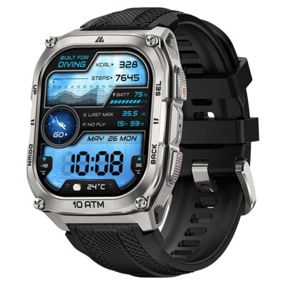 Smartwatch KOSPET Tank M4 Srebrny