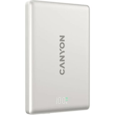 Powerbank indukcyjny CANYON OnPower 500 CNS-CPB500G 5000 mAh 20W Szary