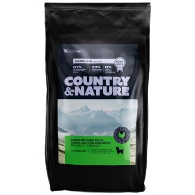 Karma dla psa COUNTRY & NATURE Jagnięcina z indykiem 9 kg