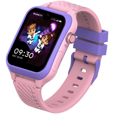 Smartwatch GARETT Kids Essa 2 AI 4G Różowo-fioletowy