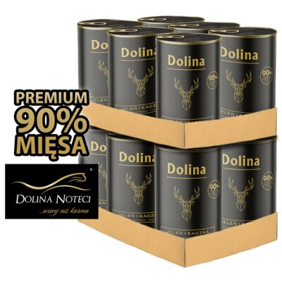 Karma dla psa DOLINA NOTECI Jeleń i Kaczka 12 x 400 g