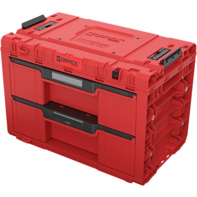 Skrzynka narzędziowa QBRICK System Prime Drawer 2 Toolbox Expert Red Ultra HD Custom