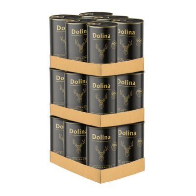 Karma dla psa DOLINA NOTECI Jeleń i Kaczka 18 x 400 g